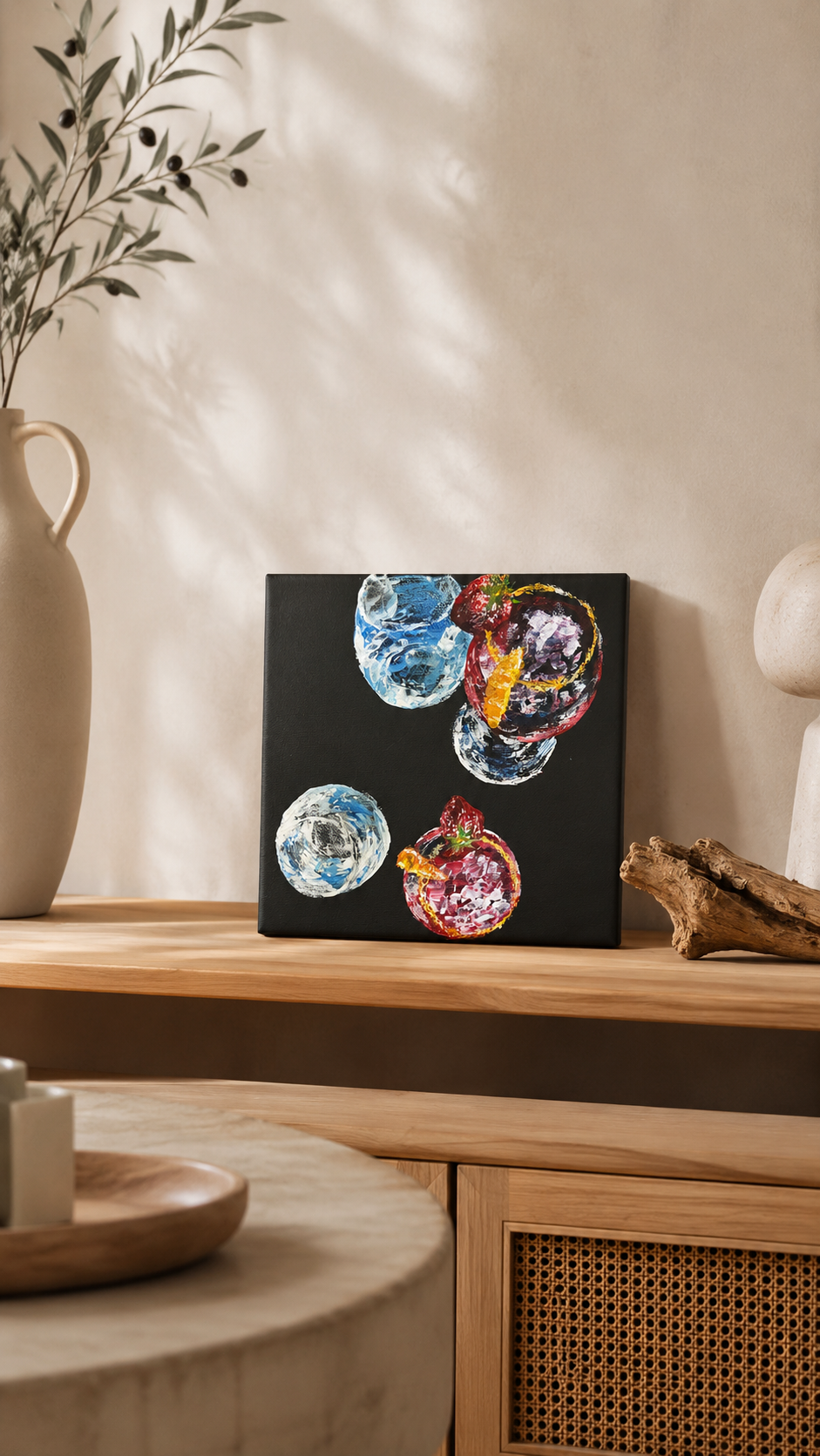 Acrylique sur toile - Cocktails