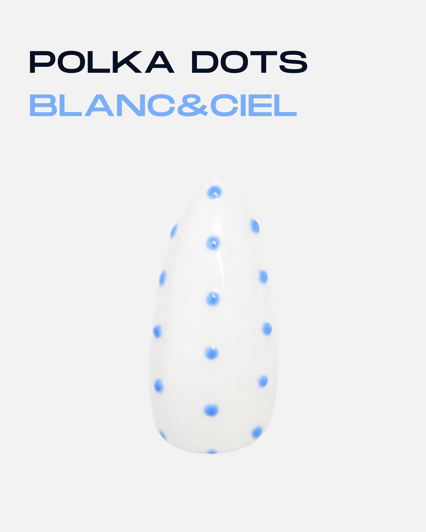Press-on nail unité - Polka dots