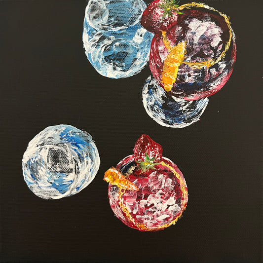 Acrylique sur toile - Cocktails