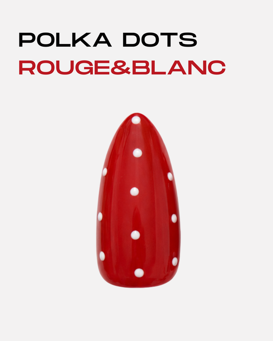 Press-on nail unité - Polka dots